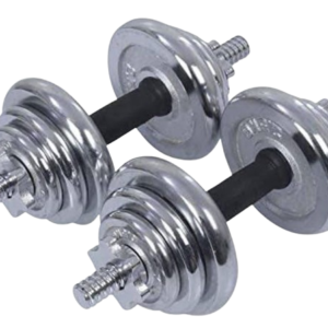 HOME FITNESS GYM | CHROME ADJUSTALE DUMBELS
